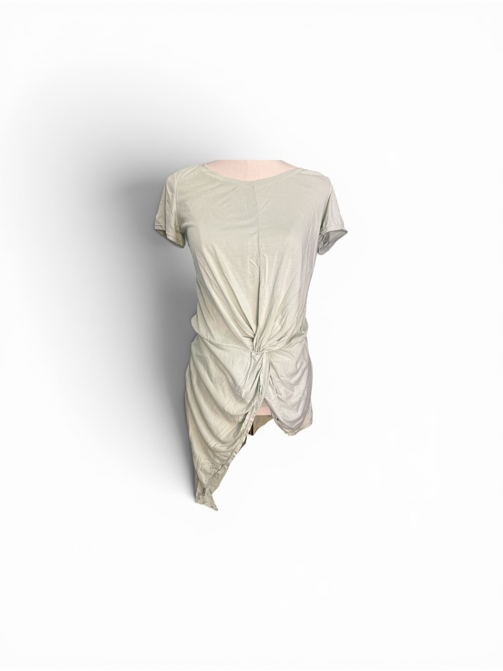 HALARA Sage Asymmetrical Knot Front Tunic